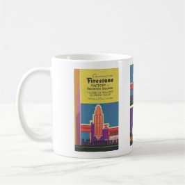 1933 Ausstellung in Chicago Art Deco Broschüre Kaffeetasse