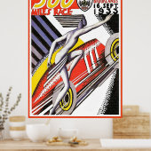 1933 Brooklands 500 Meilen Race Vintage Poster (Küche)