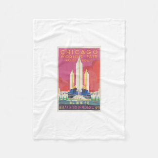 1933 Chicago World's Fair Blanket Fleecedecke