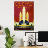 1933 Chicago World's Fair Poster (Heimbüro)
