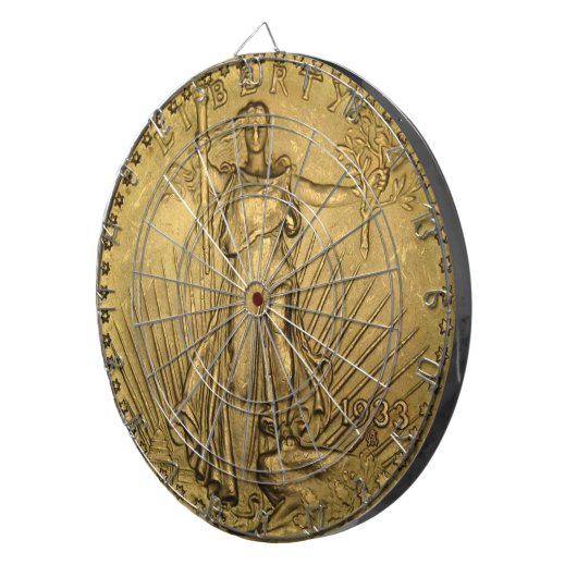 1933 Doppel-Adlergoldmünze Dartscheibe (Vorderseite rechts)