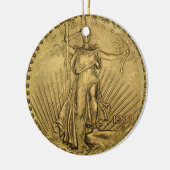 1933 Doppel-Adlergoldmünze Keramikornament (Links)