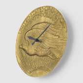 1933 Double Eagle Gold Coin Große Wanduhr (Winkel)
