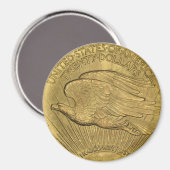 1933 Double Eagle Gold Coin Magnet (Vorderseite/Rückseite)