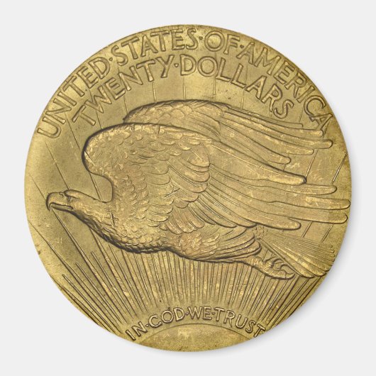 1933 Double Eagle Gold Coin Magnet (Vorne)