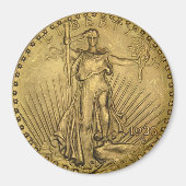1933 Double Eagle Gold Coin Magnet (Vorne)