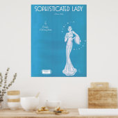 1933 hoch entwickelte Lady Poster (Küche)