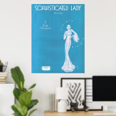 1933 hoch entwickelte Lady Poster (Heimbüro)