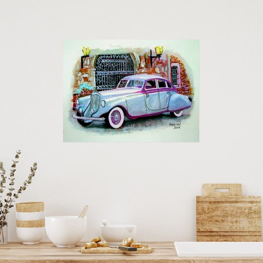 1933 Pierce Arrow Poster (Küche)