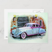 1933 Pierce Arrow Postkarte (Vorne/Hinten)
