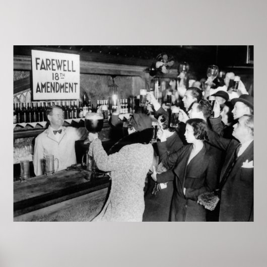 1933 TOAST ZUM ENDE DES VERBOTS POSTER (Vorne)