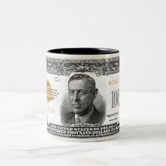 1934 100 tausend Dollar Goldzertifikat-Tassen- Zweifarbige Tasse