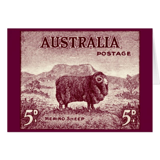 1934 Australian Merino Sheep (Vorderseite (Horizontal))