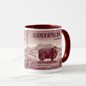 1934 Australian Merino Sheep Tasse (VorderseiteRechts)
