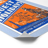 1934 BLACKPOOL UK POSTER BRIEFMARKE (Ecke)