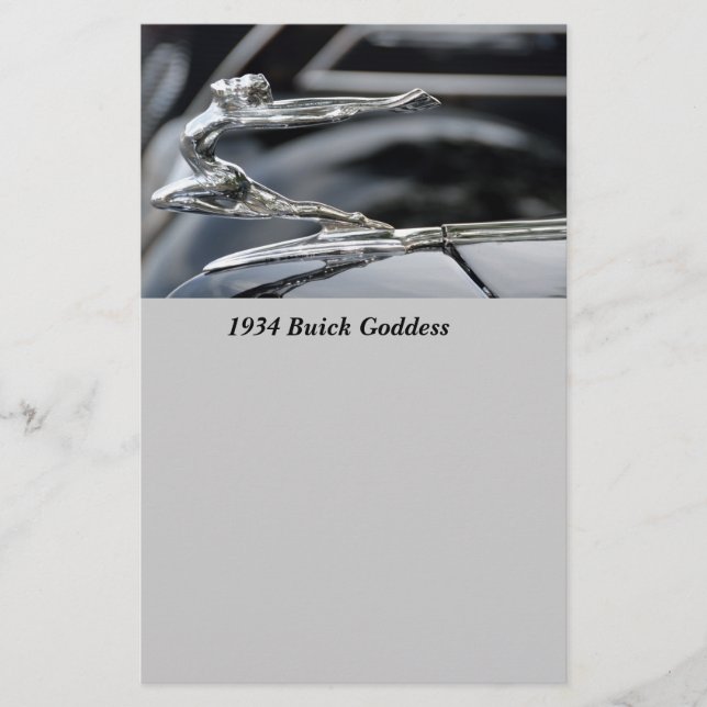 1934 Buick Goddess Hood Ornament (Vorderseite)