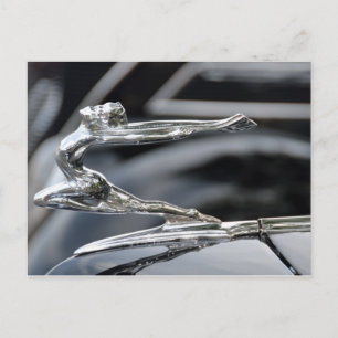 1934 Buick Goddess Motorhaubenfigur Postkarte