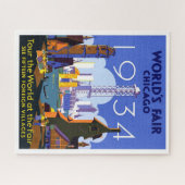 1934 Chicago World's Fair Travel Advertisement Puzzle (Horizontal)