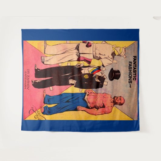 1934 Dr. Zarkov Flash Gordon Comic Wandteppich (Vorderseite (Horizontal))