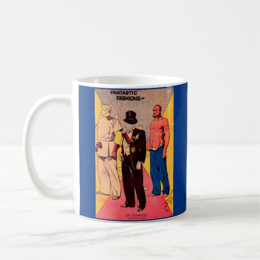 1934 Dr. Zarkov Papier Puppe Flash Gordon Kaffeetasse (Links)