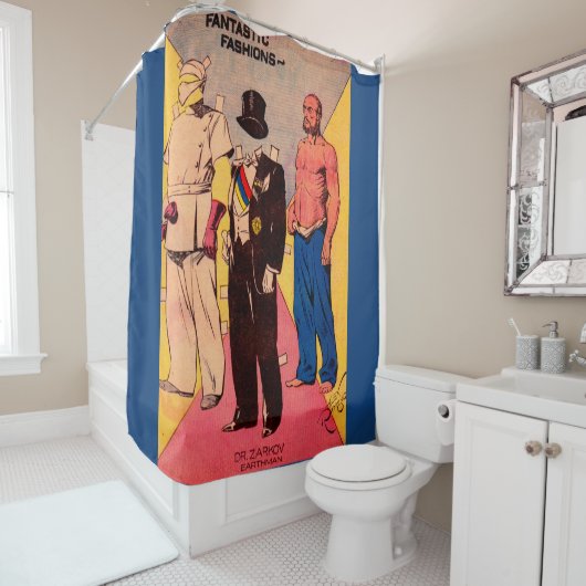 1934 Dr. Zarkov von Flash Gordon Duschvorhang (Beispiel)