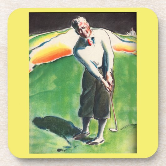 1934 Golddruck Getränkeuntersetzer (Vorderseite)