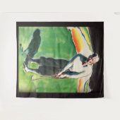 1934 Golf spielender Druck Wandteppich (Vorderseite (Horizontal))