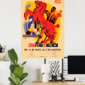 1934 Gran Feria Valencia Messe Poster (Heimbüro)