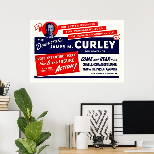 1934 James Michael Curley Poster (Heimbüro)