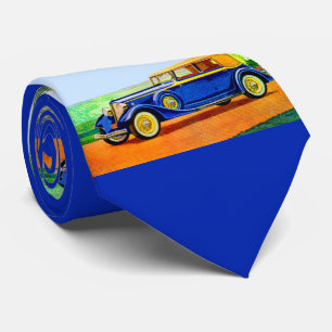 1934 Lincoln-Modell KA-Druck Krawatte