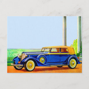 1934 Lincoln-Modell KA Postkarte
