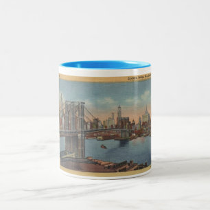 1934 NY Brooklyn Bridge Tasse
