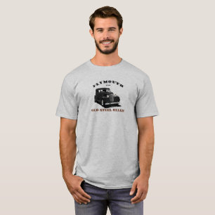 1934 Plymouth Chrysler.
Mopar. Black Hotrod 1934. T-Shirt