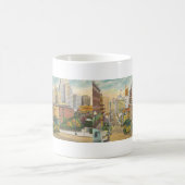 1934 San Francisco, Postkarte CA Leinen Kaffeetasse (Mittel)