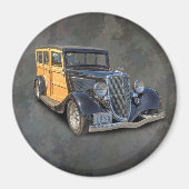 1934 VINTAG WOODIE MAGNET (Vorne)