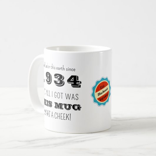 1934 - Was für eine Wange Kaffeetasse (Vorderseite Links)