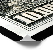 1934 ZEHNTAUSEND DOLLAR BILL POSTER (Ecke)