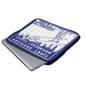1935 American Rocket Mail Laptopschutzhülle (Vorne Knopf)