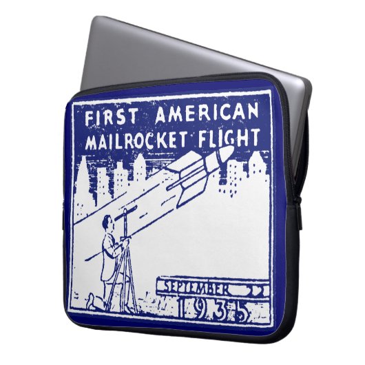 1935 American Rocket Mail Laptopschutzhülle (Vorderseite Links)