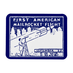 1935 American Rocket Mail Magnet