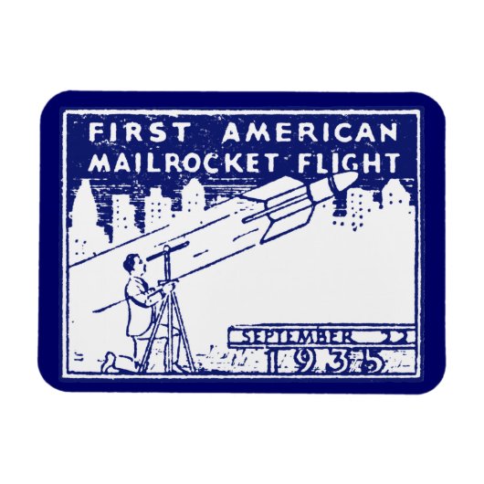 1935 American Rocket Mail Magnet (Horizontal)