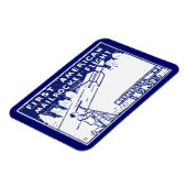1935 American Rocket Mail Magnet (Linke Seite)