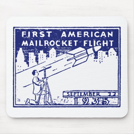 1935 American Rocket Mail Mousepad (Vorne)