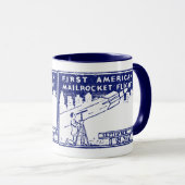 1935 American Rocket Mail Tasse (VorderseiteRechts)