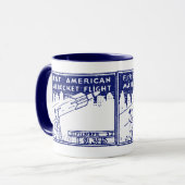 1935 American Rocket Mail Tasse (Vorderseite Links)