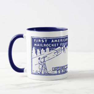 1935 Amerikanische Raketenpost Tasse