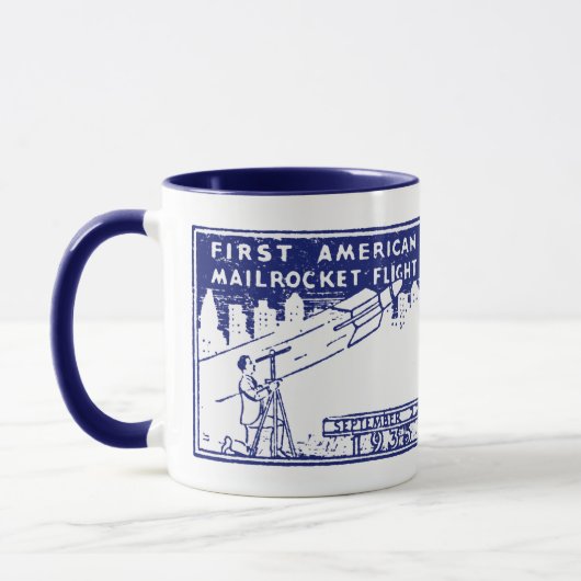 1935 Amerikanische Raketenpost Tasse (Links)