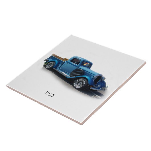 1935 blaue LKW-Fliese Fliese (Seite)