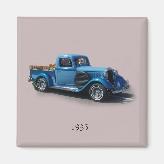 1935 Blue Truck Magnet (Vorne)