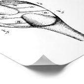 1935 Driver Golf Club Patent Art Zeichnend Print Poster (Ecke)